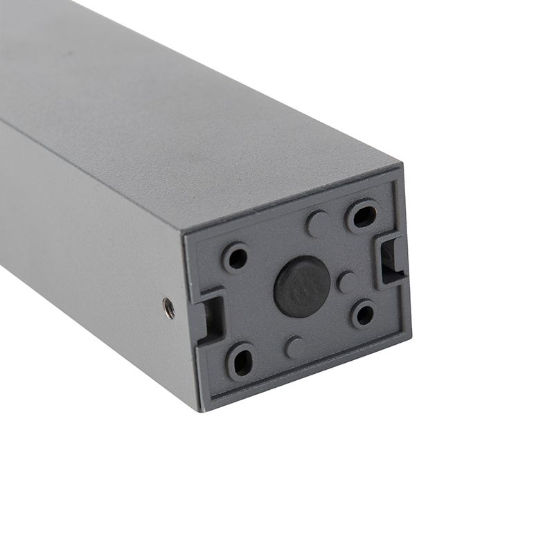 Buitenlamp donkergrijs met grondpin en kabelmof 60cm incl. LED IP44 - Uma