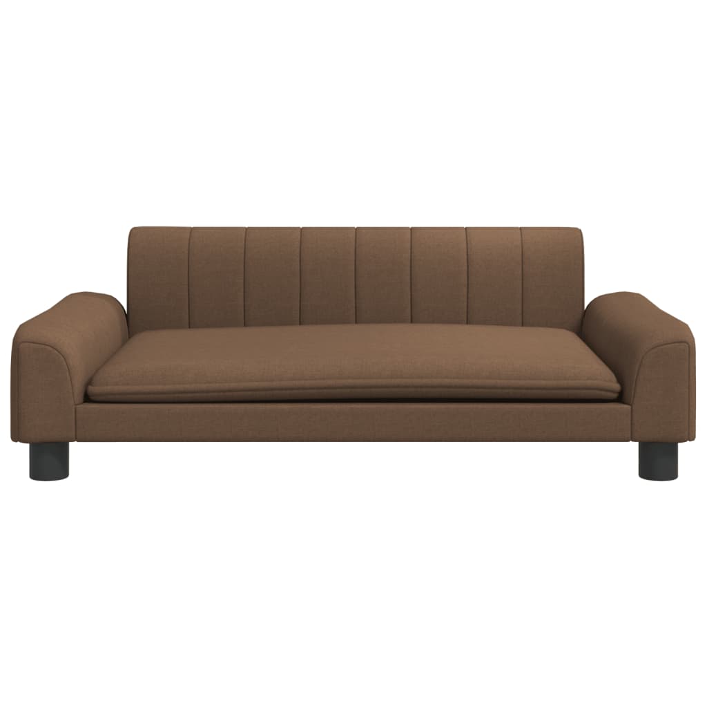 Cama para cães vidaXL em tecido marrom, 70x45x30 cm