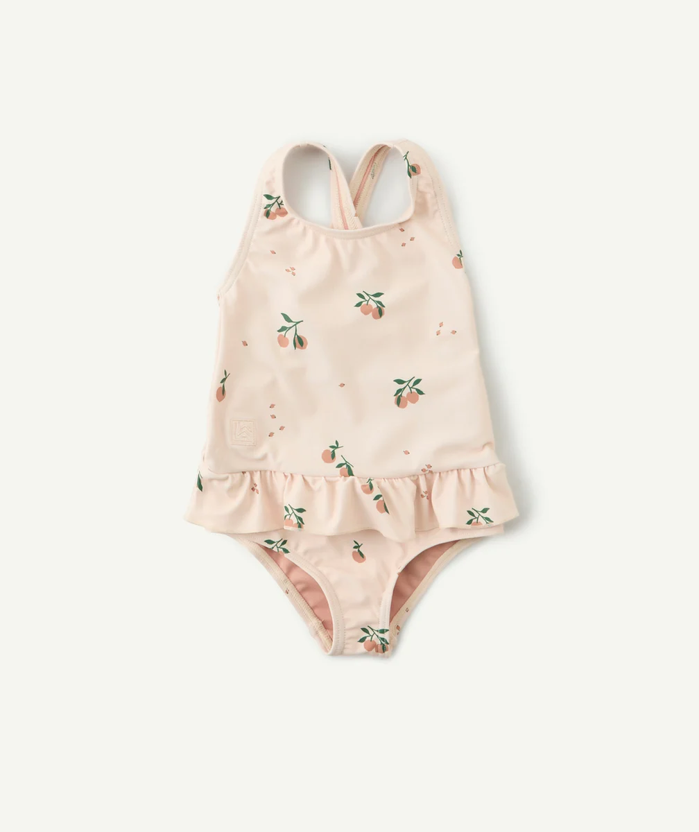LIEWOODmaillot de bain 1 pièce rose pâle imprimé pêche