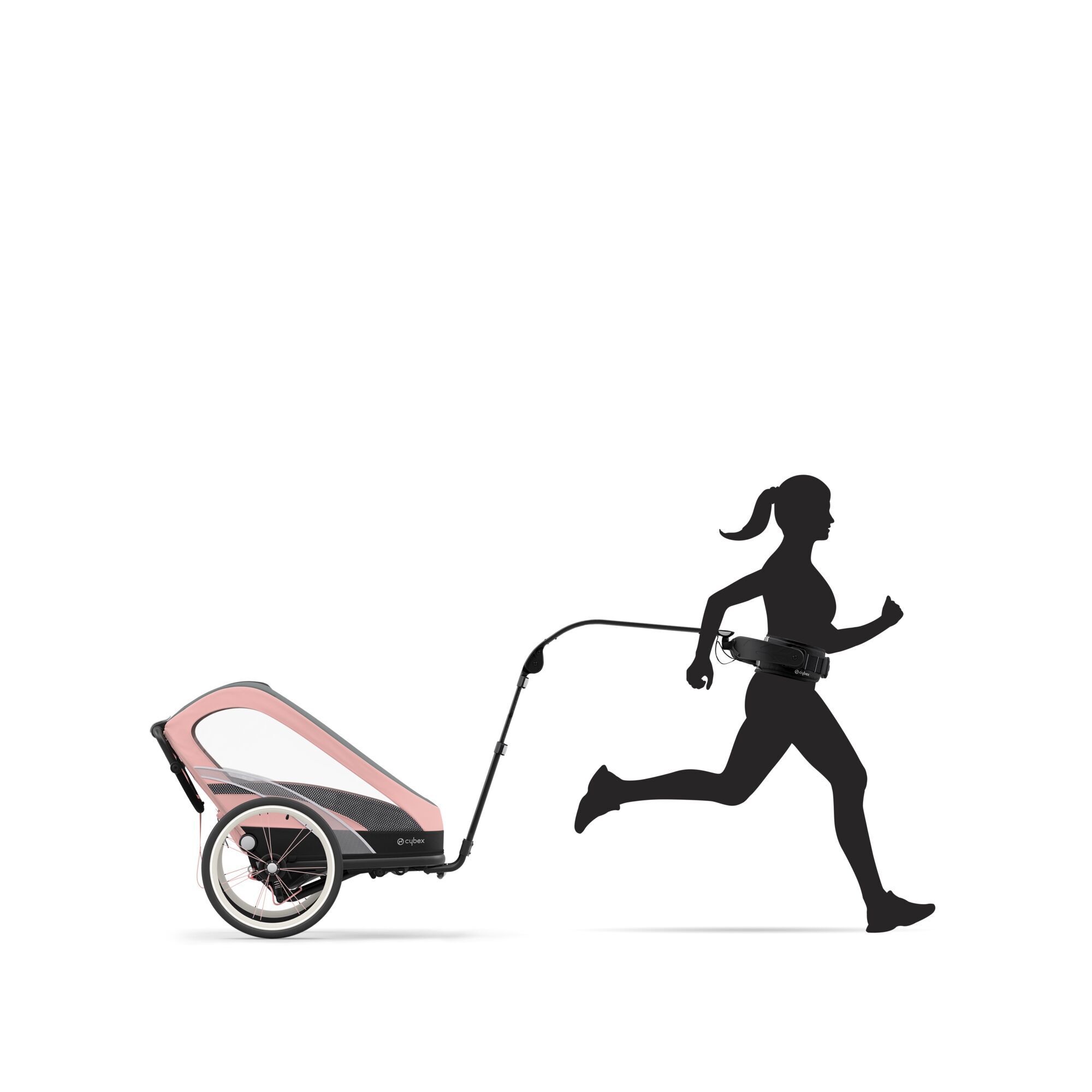 Zeno Hands-free Running Kit Black