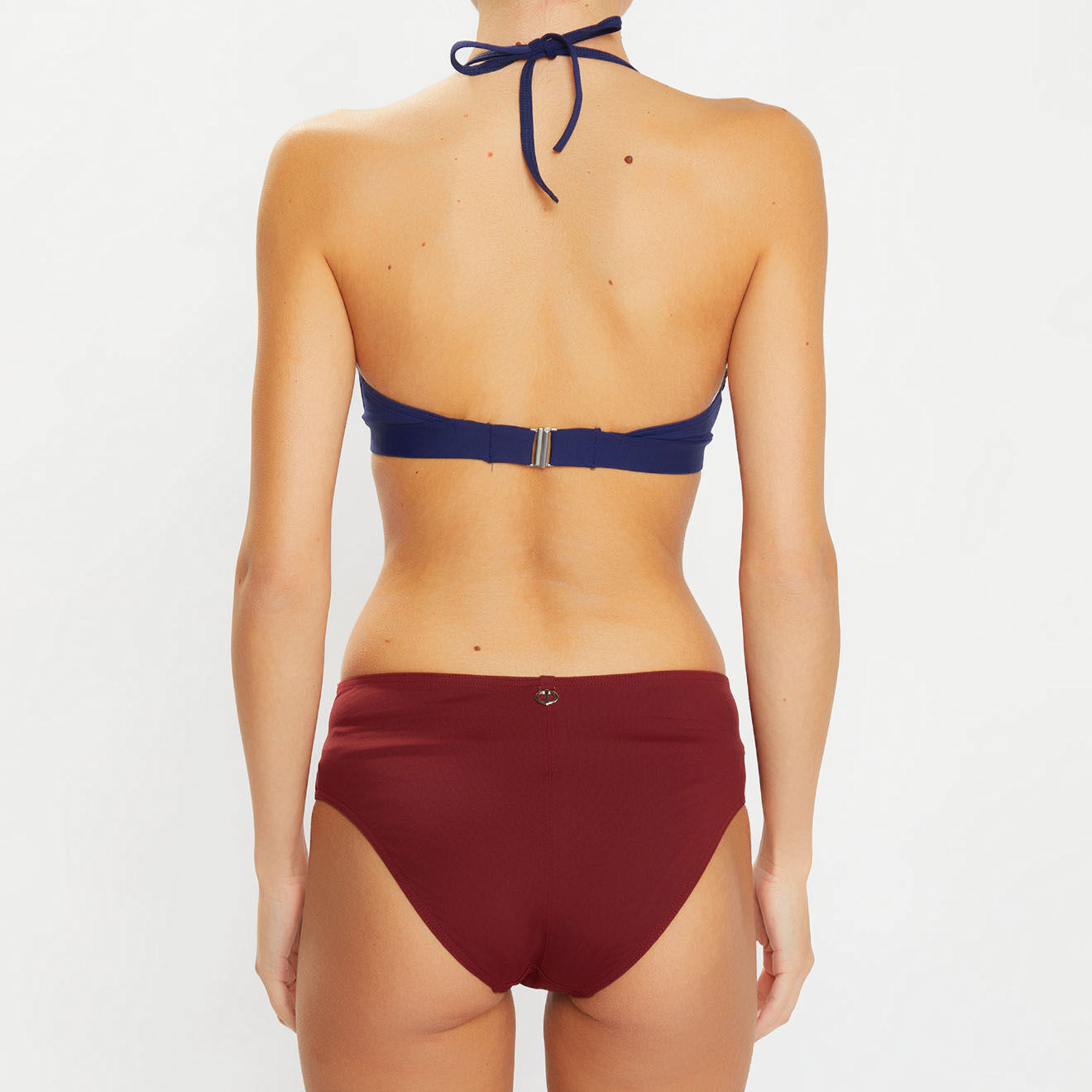 Iodus Haut de maillot de bain Usoa bleu marine