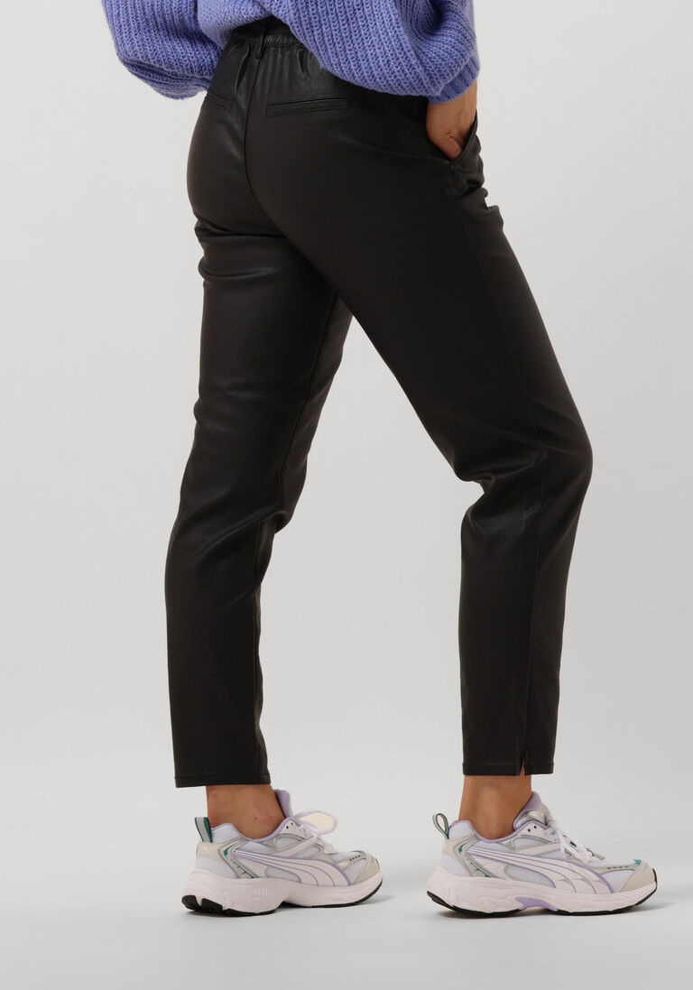 OBJECT zwarte object pantalon objbelle lisa coated pant noos