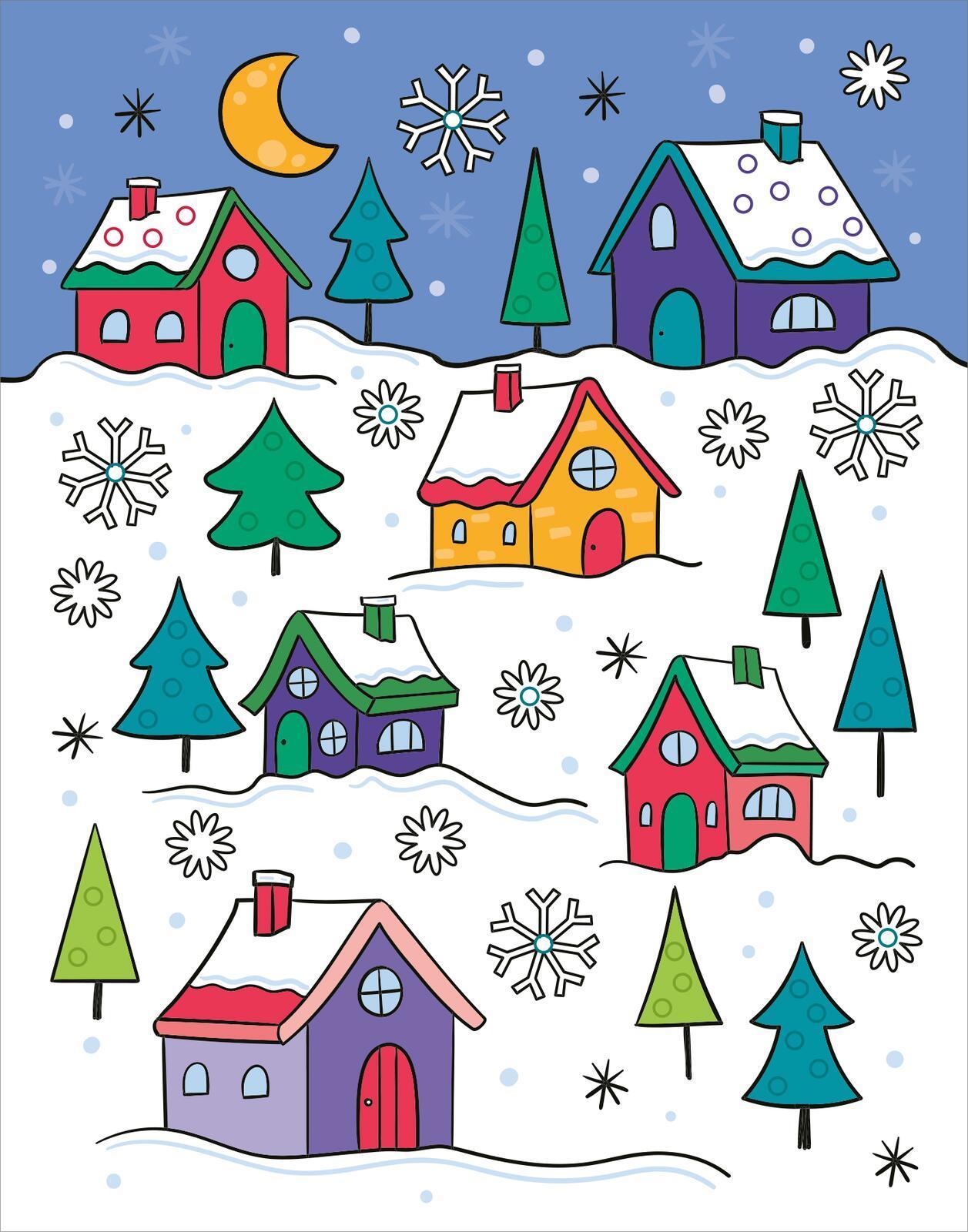 Mein Diamant-Stickerheft - Wintertraum