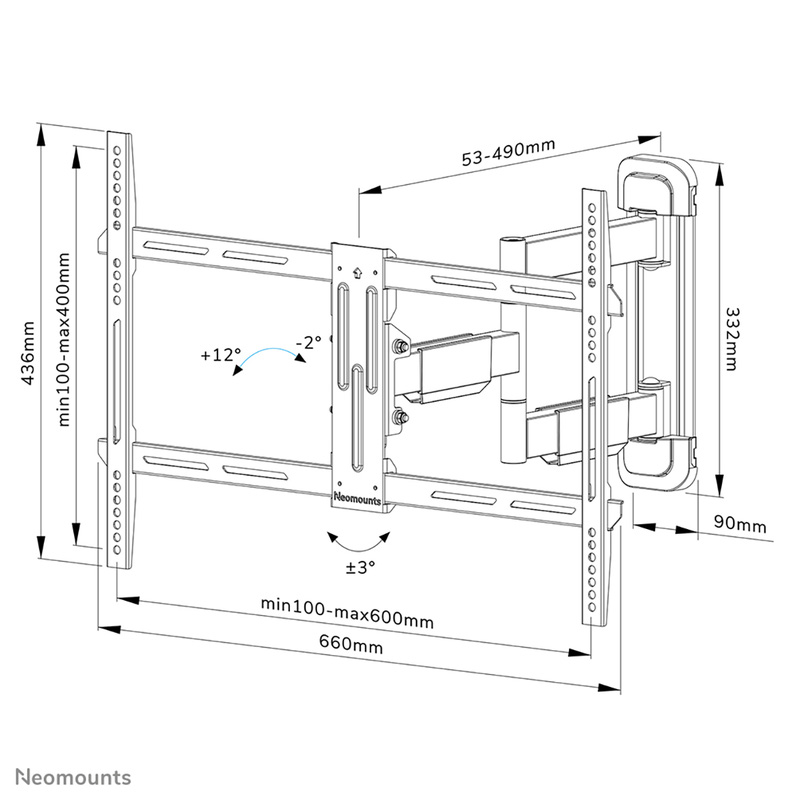 Neomounts full motion wandsteun 40-65