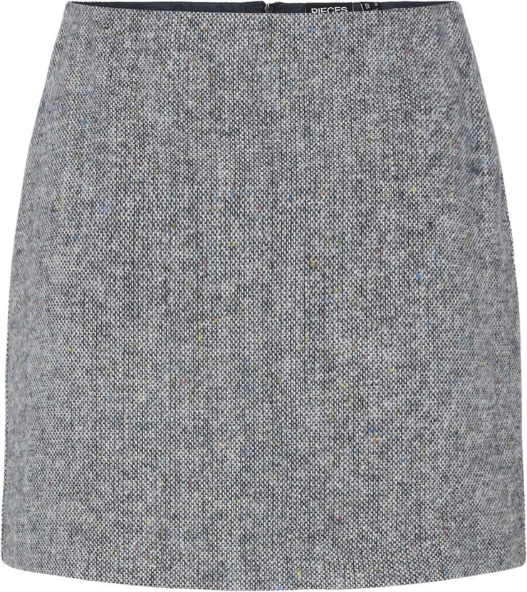 Pieces PCPOLLY HW MINI SKIRT BC Ombre blue