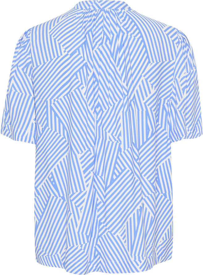 Saint Tropez ElyseSZ Blouse Milky b. braided stripes
