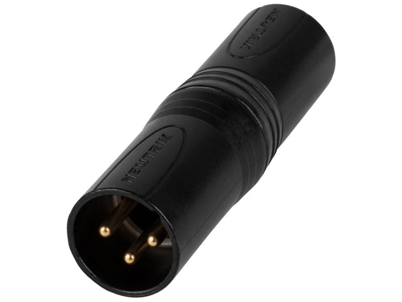 Neutrik Audio-Adapter NA3MM-B XLR 3 Pole, male - XLR 3 Pole Adapter