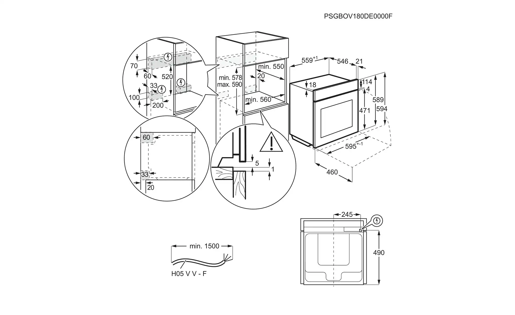 AEG Einbau-Herdset HZ13M20I1R