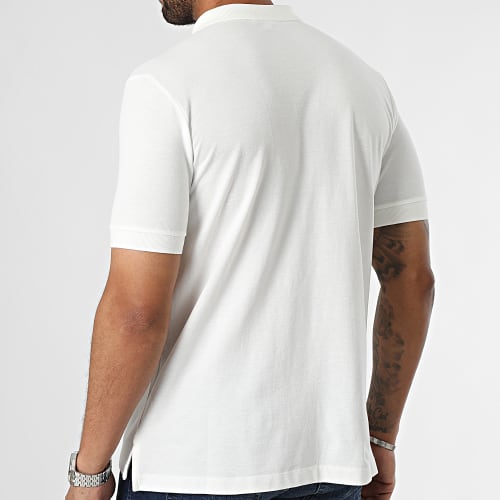 Polo Manches Courtes Blanc