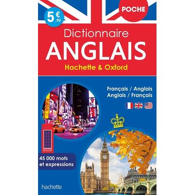 Hachette Oxford Dictionnaire de poche bilingue Anglais/Français
