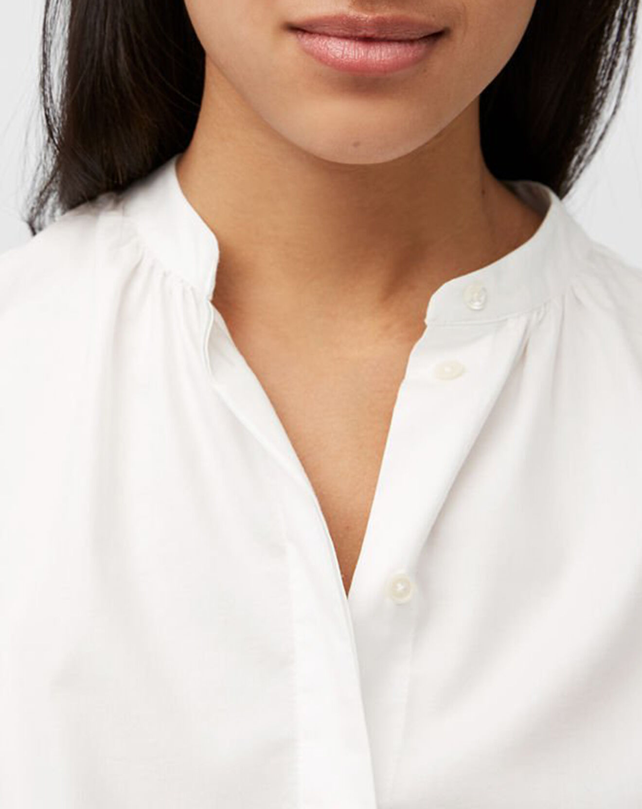 Marc O'Polo Chemise col mao blanche