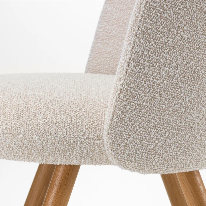 Vitra - Mikado Stuhl, Eiche natur / elfenbein/perle (Nubia 01)