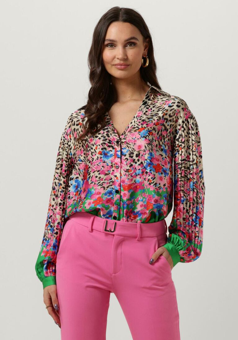 LIU JO leopard liu jo blouse camicia ts m/l