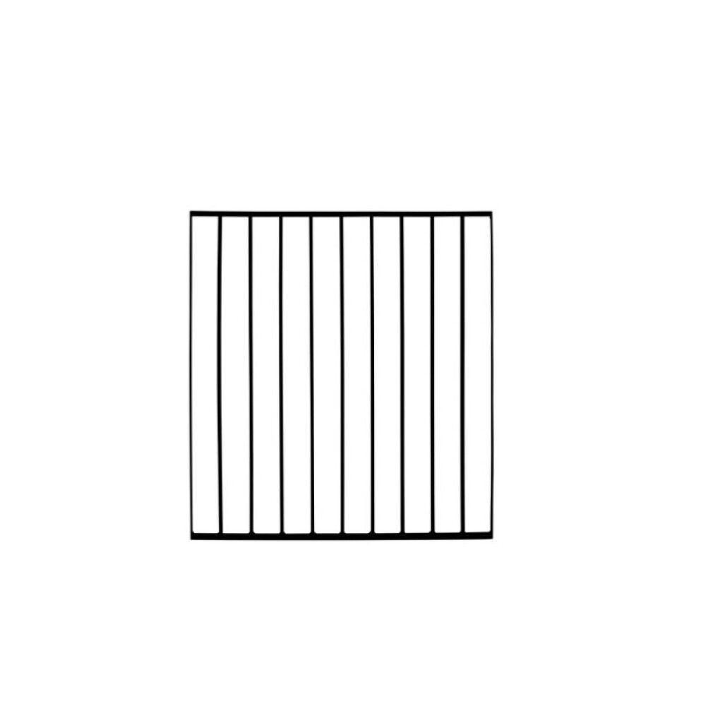 GELENDERSYSTEM PLUS BASIC STÅL 90X98CM SVART