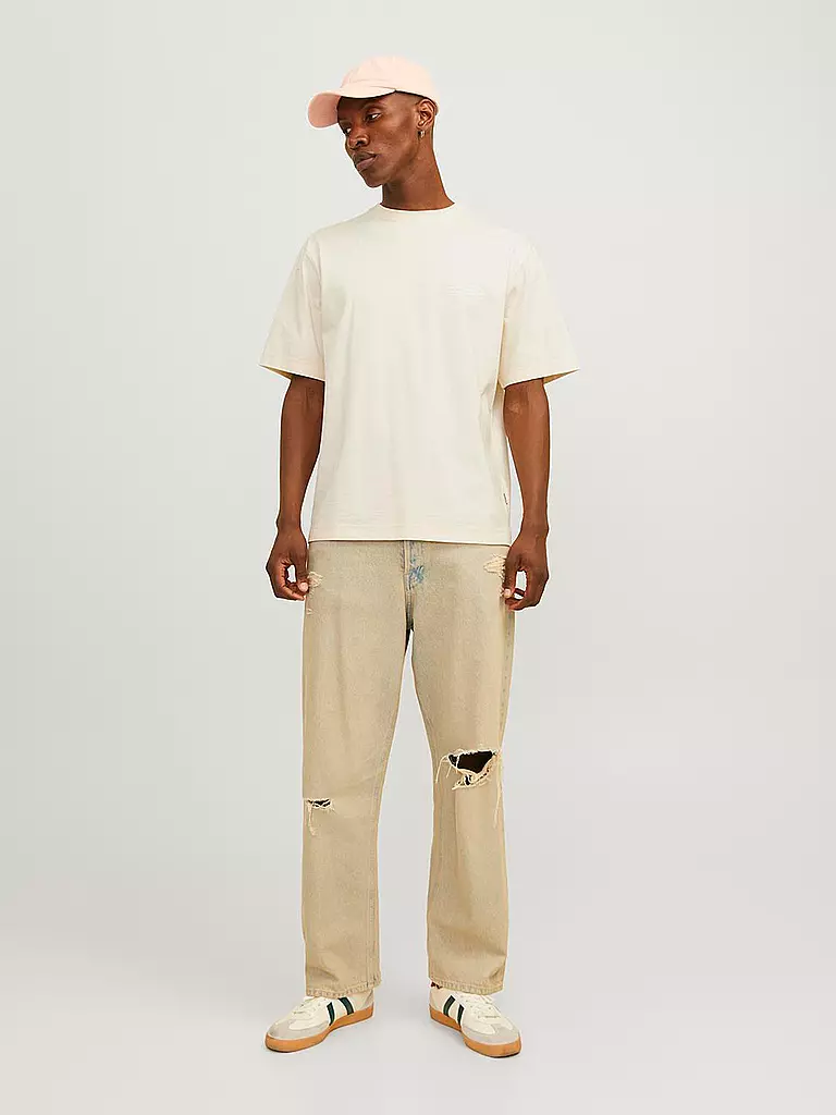 JACK & JONES T-Shirt JORBROOKLYN creme