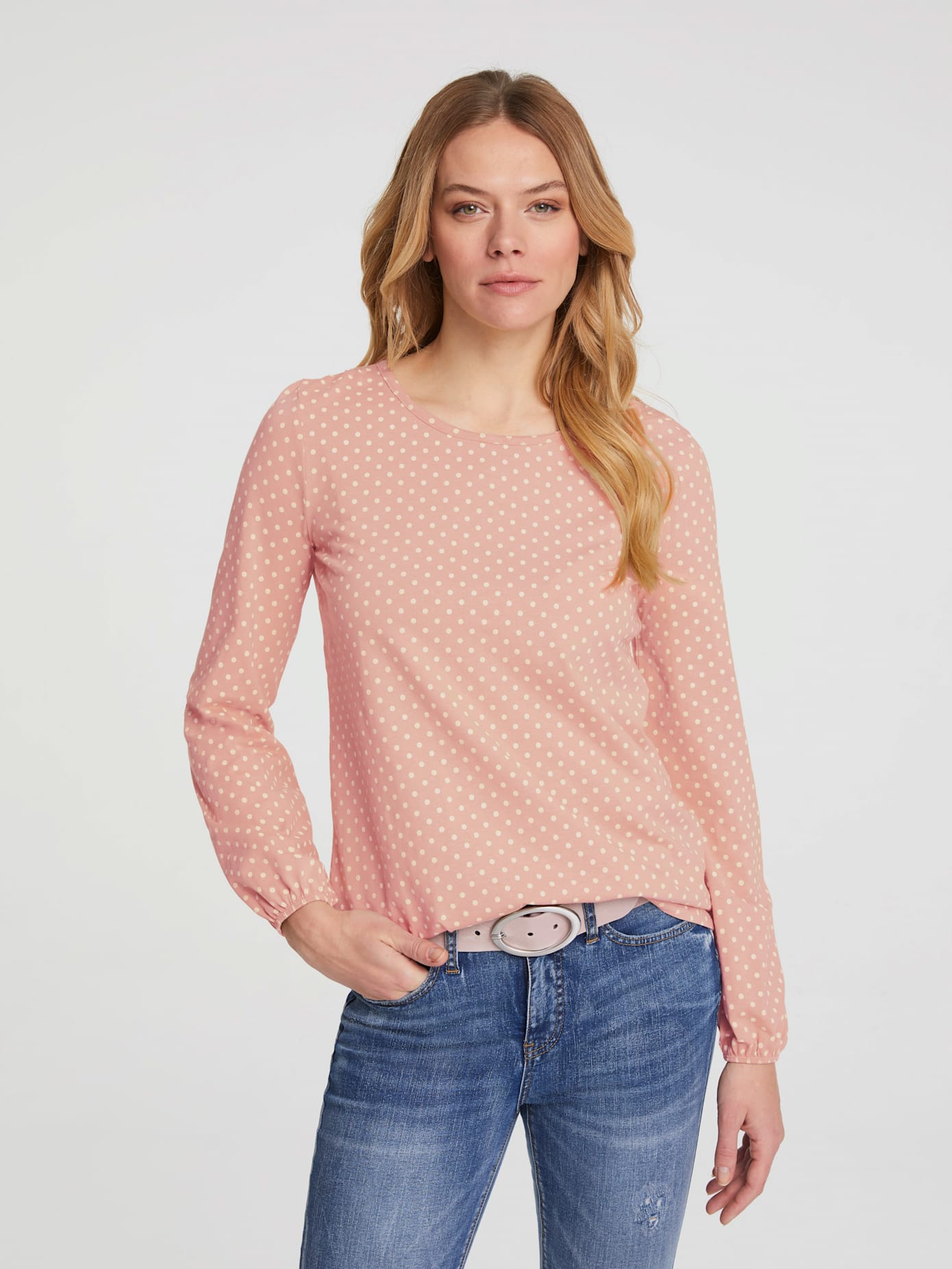 T-shirt superbe motif à pois