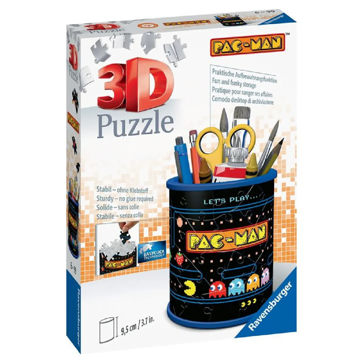 RAVENSBURGER Puzzle Pac Man Pot à crayons