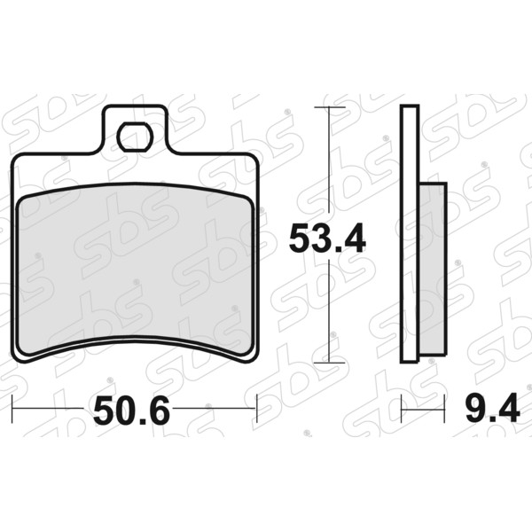 SBS - Plaquettes de frein 152 HF