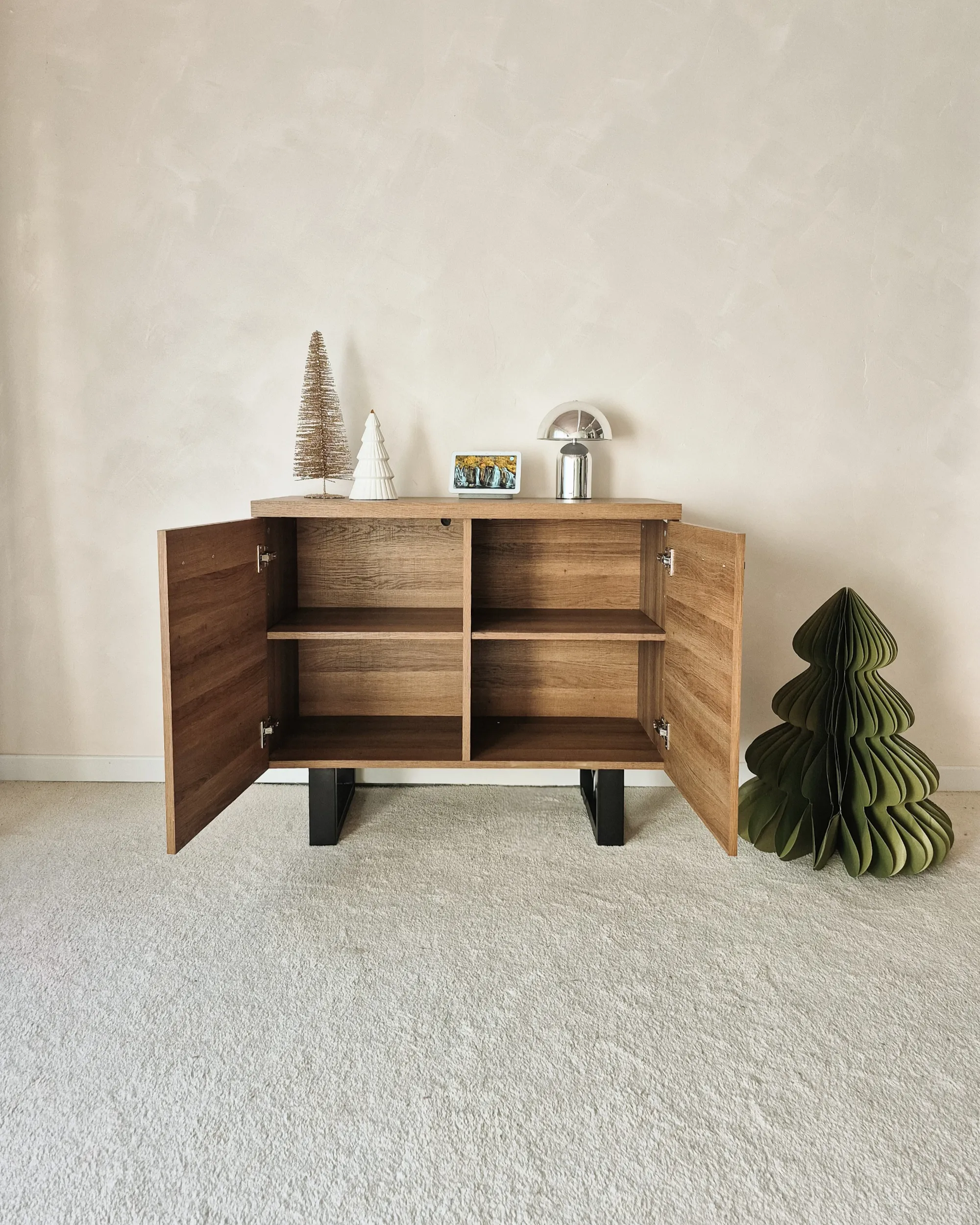 Kast TIMBER Donkerbruin