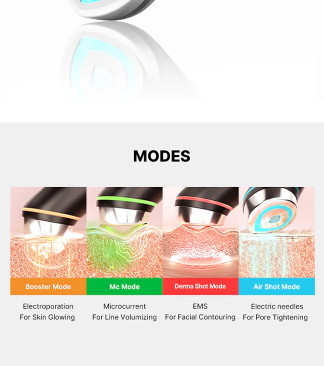Medicube - *Age-R* - Dispositivo Avançado para Cuidados Faciais Booster Pro - Preto