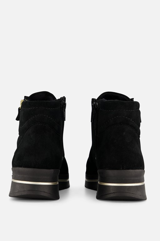 Feyn Ruby92 Veterboots zwart Suede