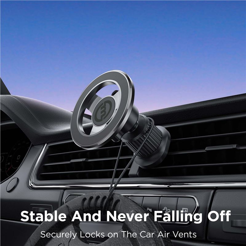 Magnetic Car holder Auto KFZ Smartphone Lüftungsgitter Halterung mit MagSafe (FRL-MGCH-01-BLK) - Schwarz
