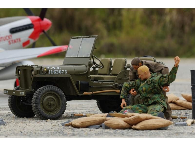 RocHobby Scale Crawler 1941 MB Willys Jeep ARTR, 1:6 1941 Willys Militär Jeep – Ein Traum für jeden Scaler