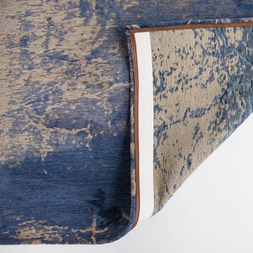 Louis de Poortere Mad Men Vloerkleed 140 x 200 cm - Abyss Blue