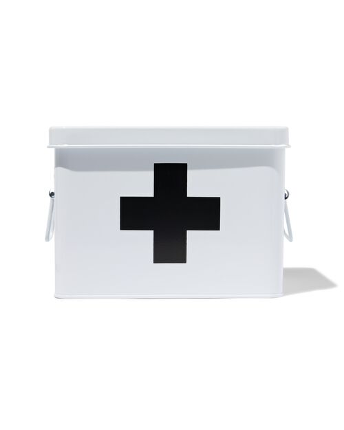 boîte à pharmacie 22x16x16 blanche