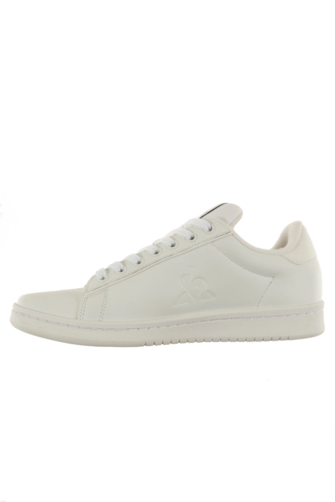Baskets basses le coq sportif lcs court clean optical white