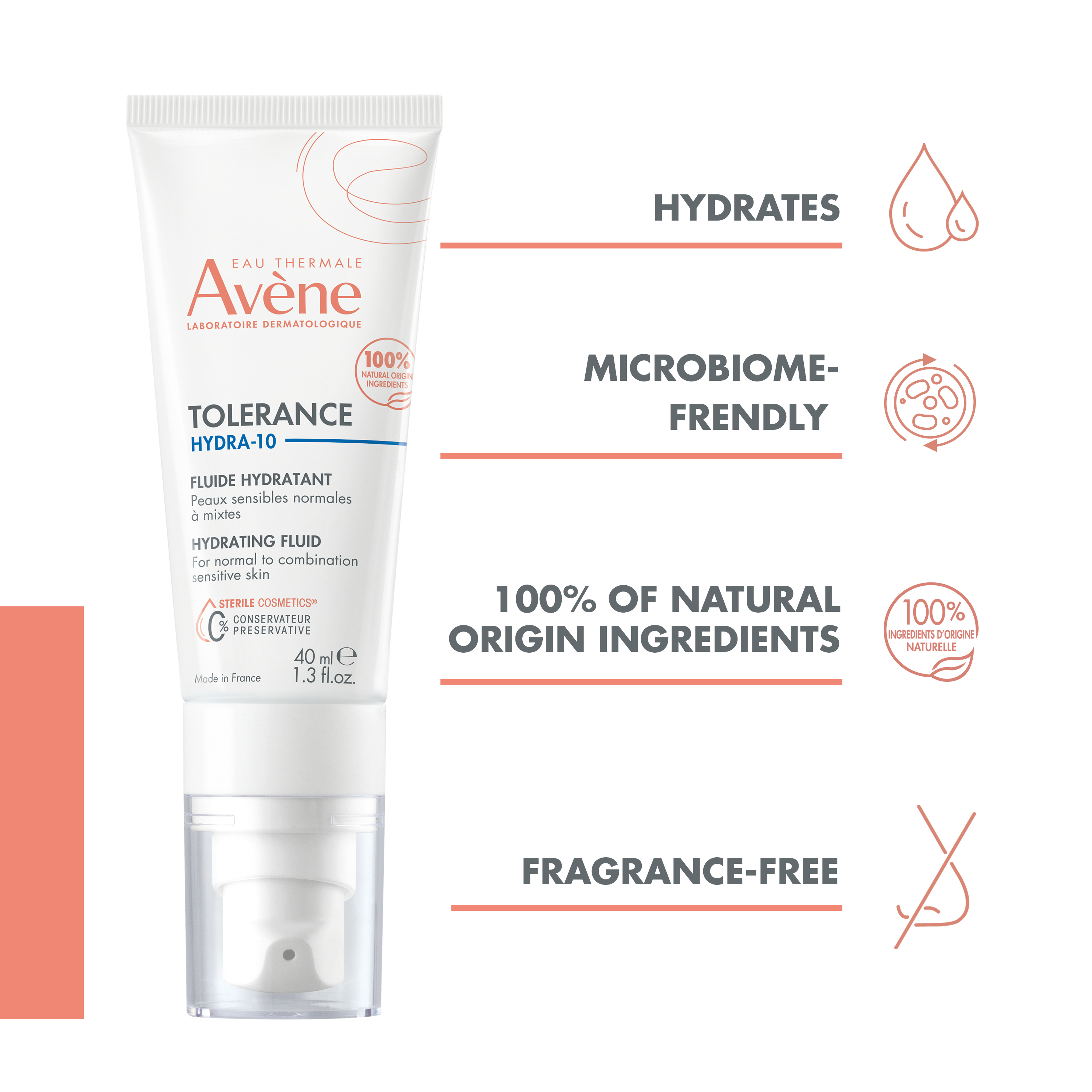 AVENE Tolérance Hydra-10 Feuchtigkeitsfluid Tb 40 ml