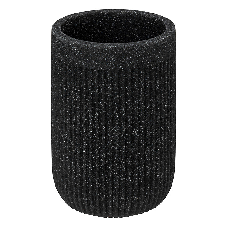 Gobelet pour salle de bains, coloris ardoise, 5Five Onyx