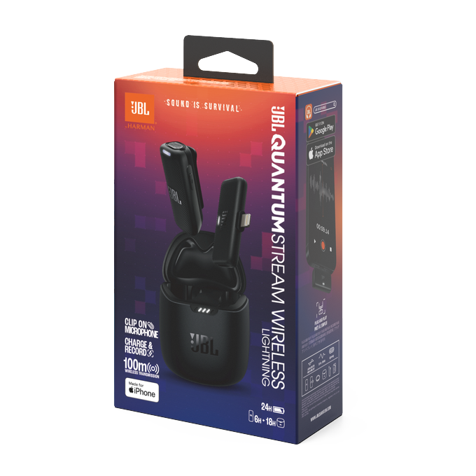 JBL - Quantum Stream Wireless - Clip-on wireless mic