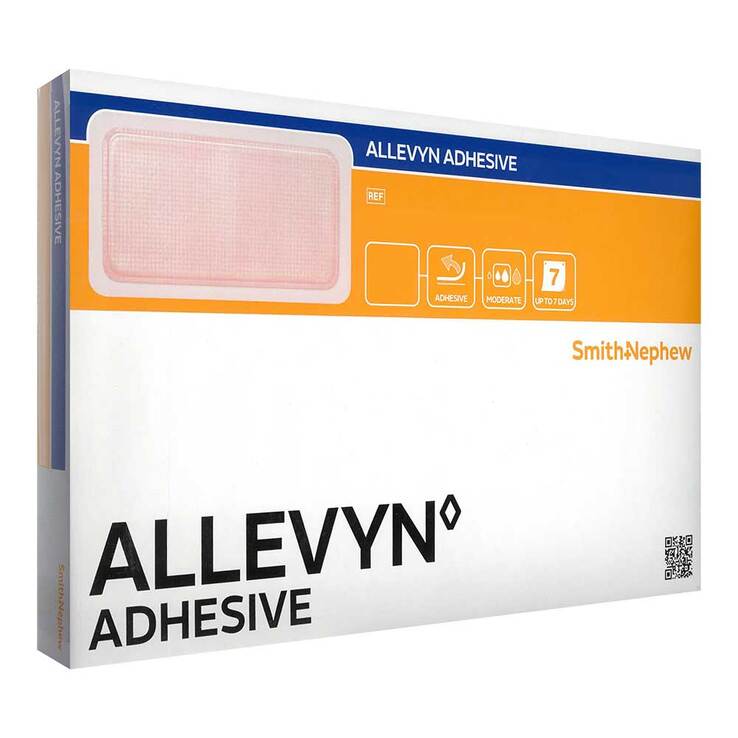 Allevyn Adhesive 10x10 cm haftende Wundauflage, 10 St