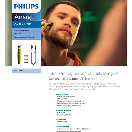 Philips OneBlade QP2724/23 skægtrimmer