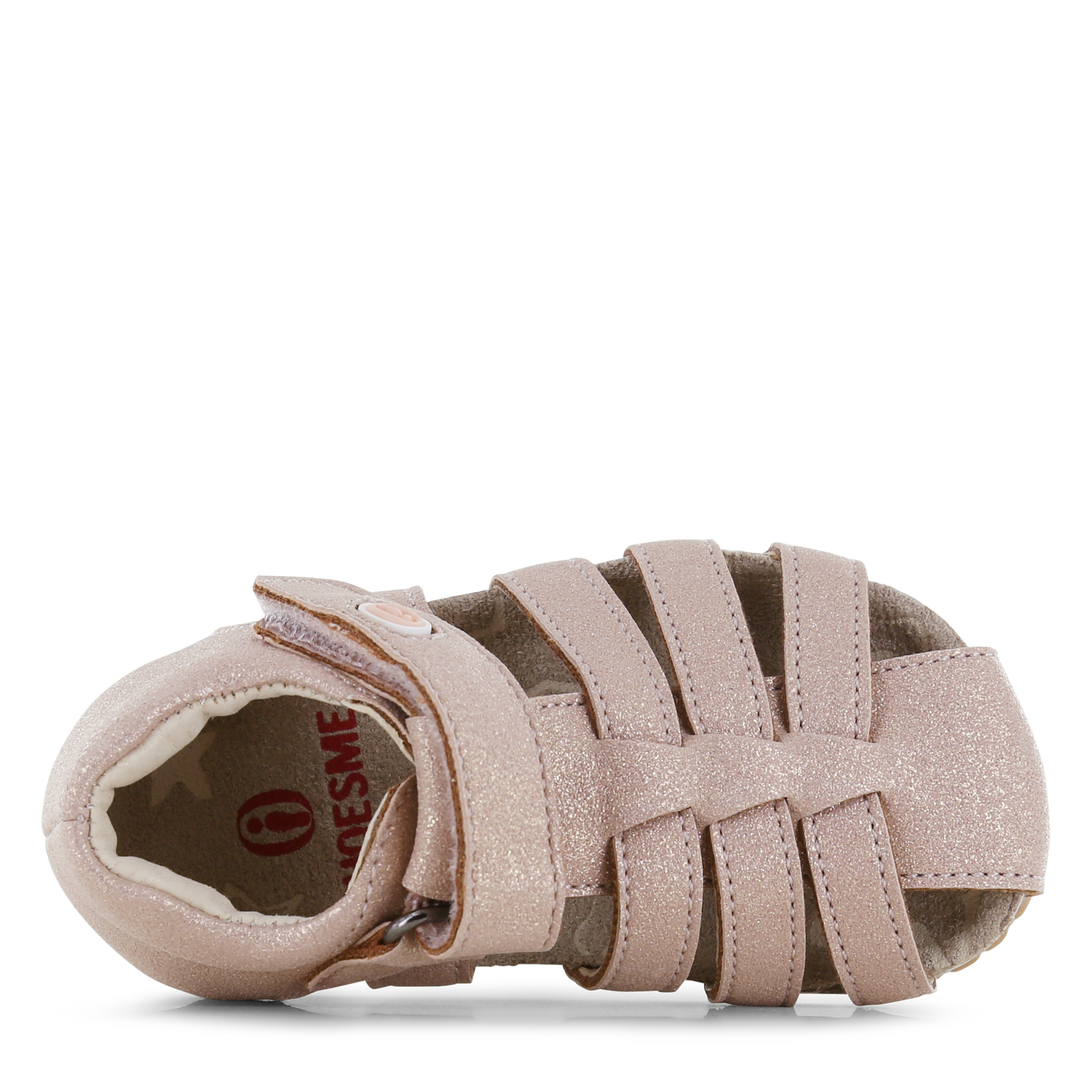 Shoesme shiny beige sandaal Microleer | Meisjes schoenen