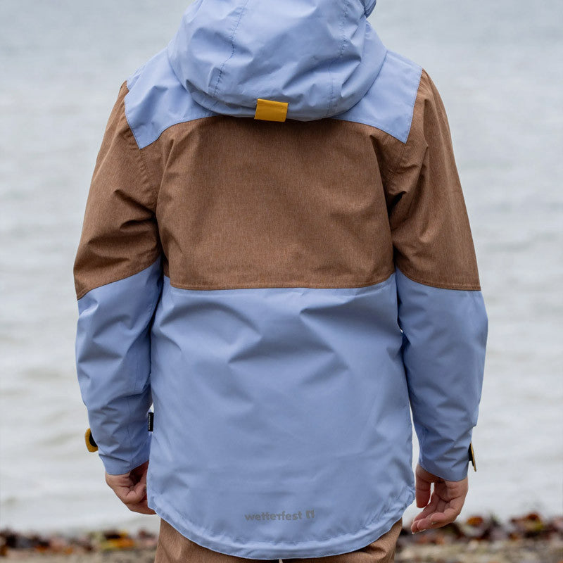 Kinder Wynn Regenjacke nuthatch mélange