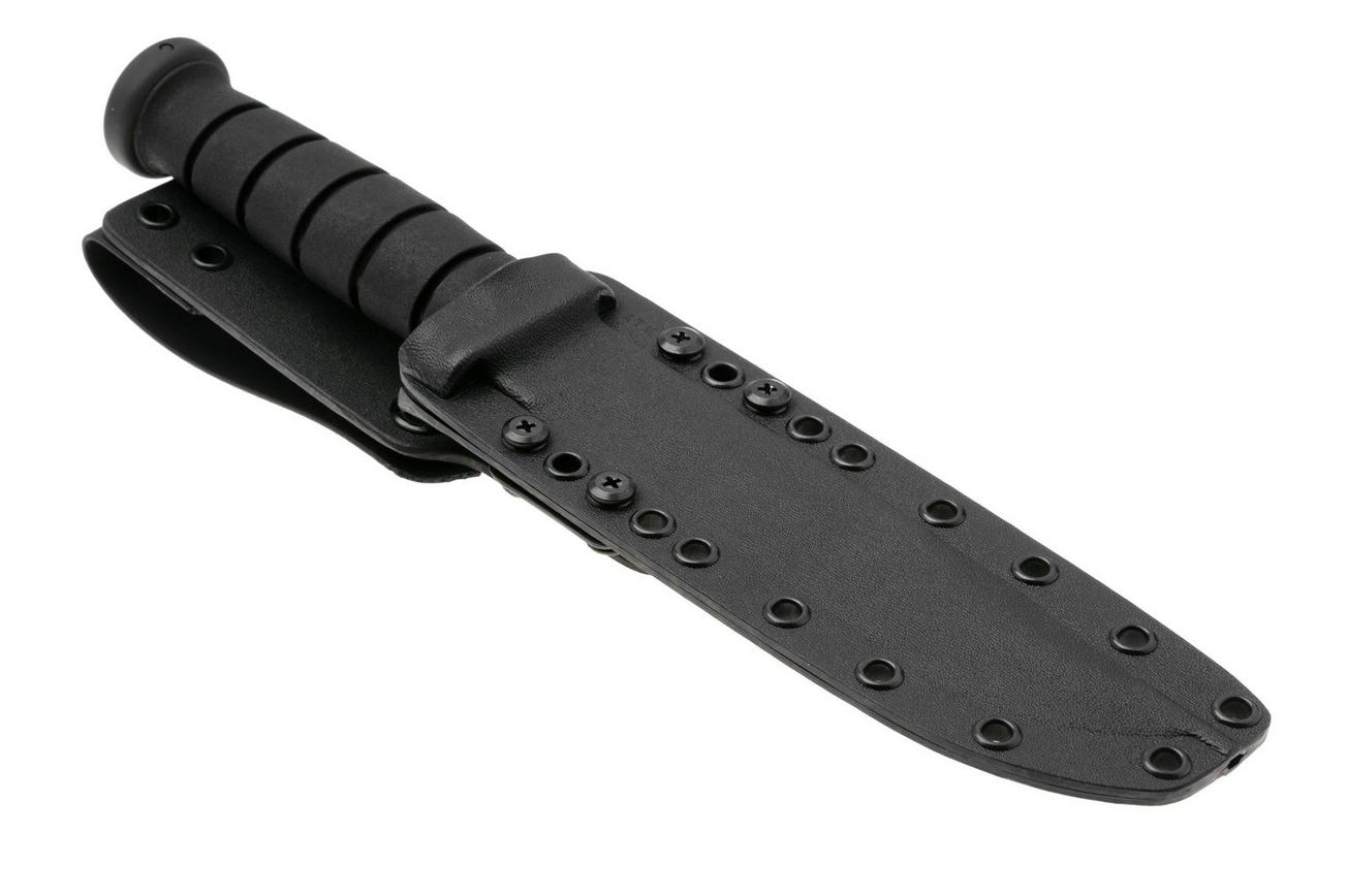 Spartan KA-BAR SB54, FDE CPM MagnaCut, Black, Black Kydex Sheath, vaststaand mes
