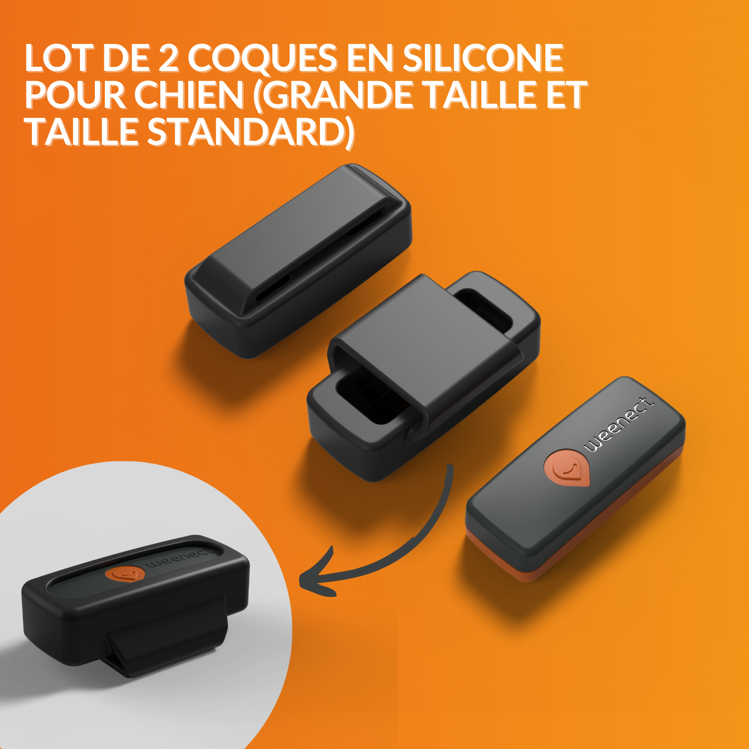 XS - collier gps pour chien ( black edition 2023)