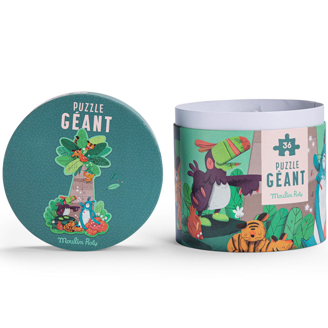 Moulin roty puzzel palmboom dans la jungle - 36st