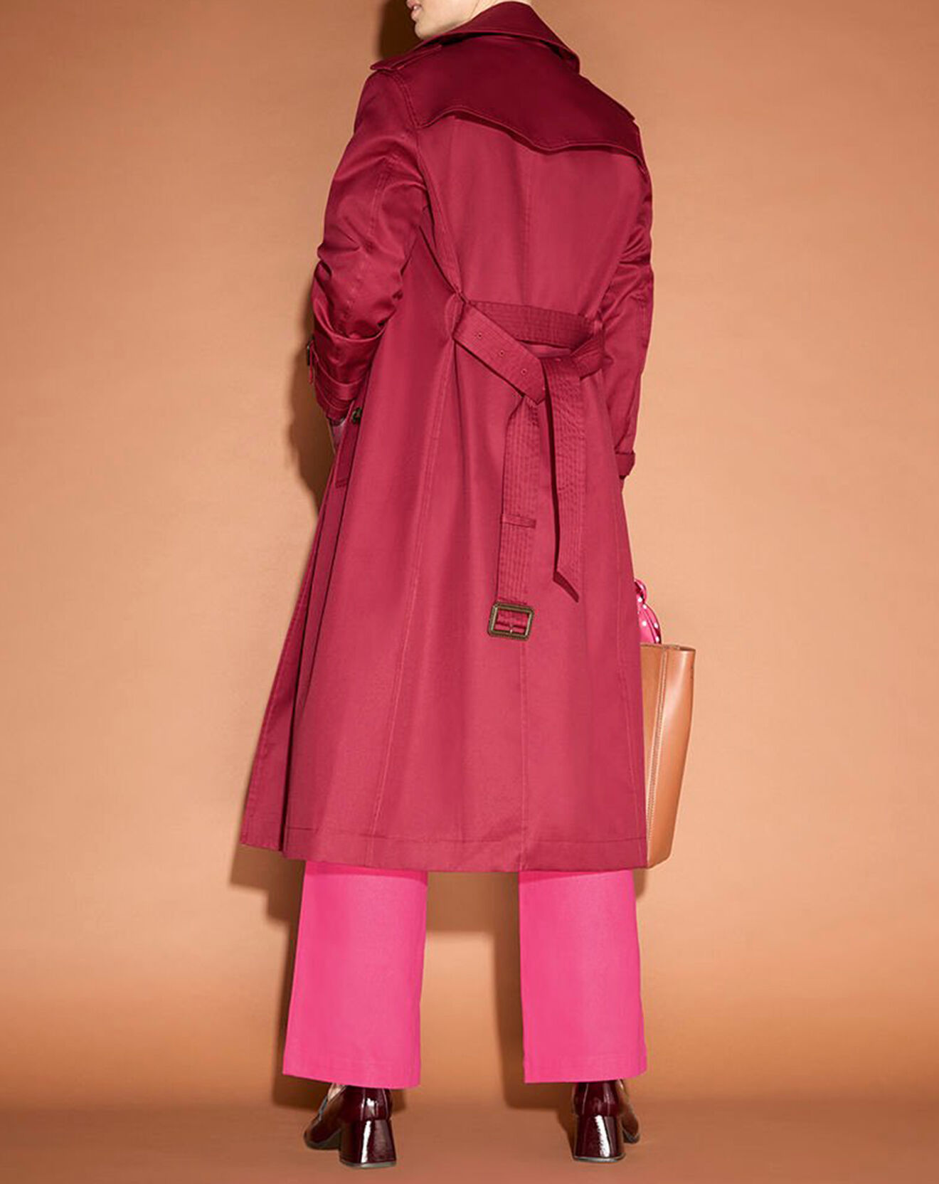Jodhpur Imperméable trench Paxi Maxi rouge foncé