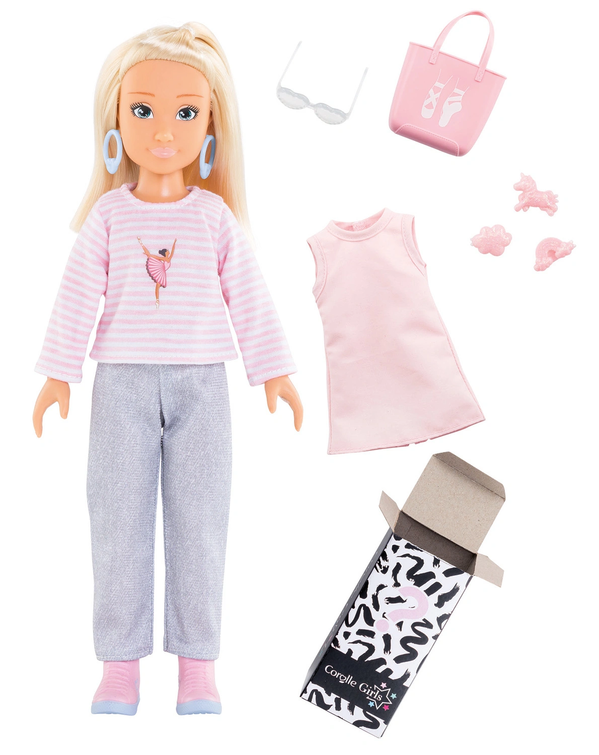 Ankleidepuppe VALENTINE SHOPPING SURPRISE (28cm) mit Zubehör