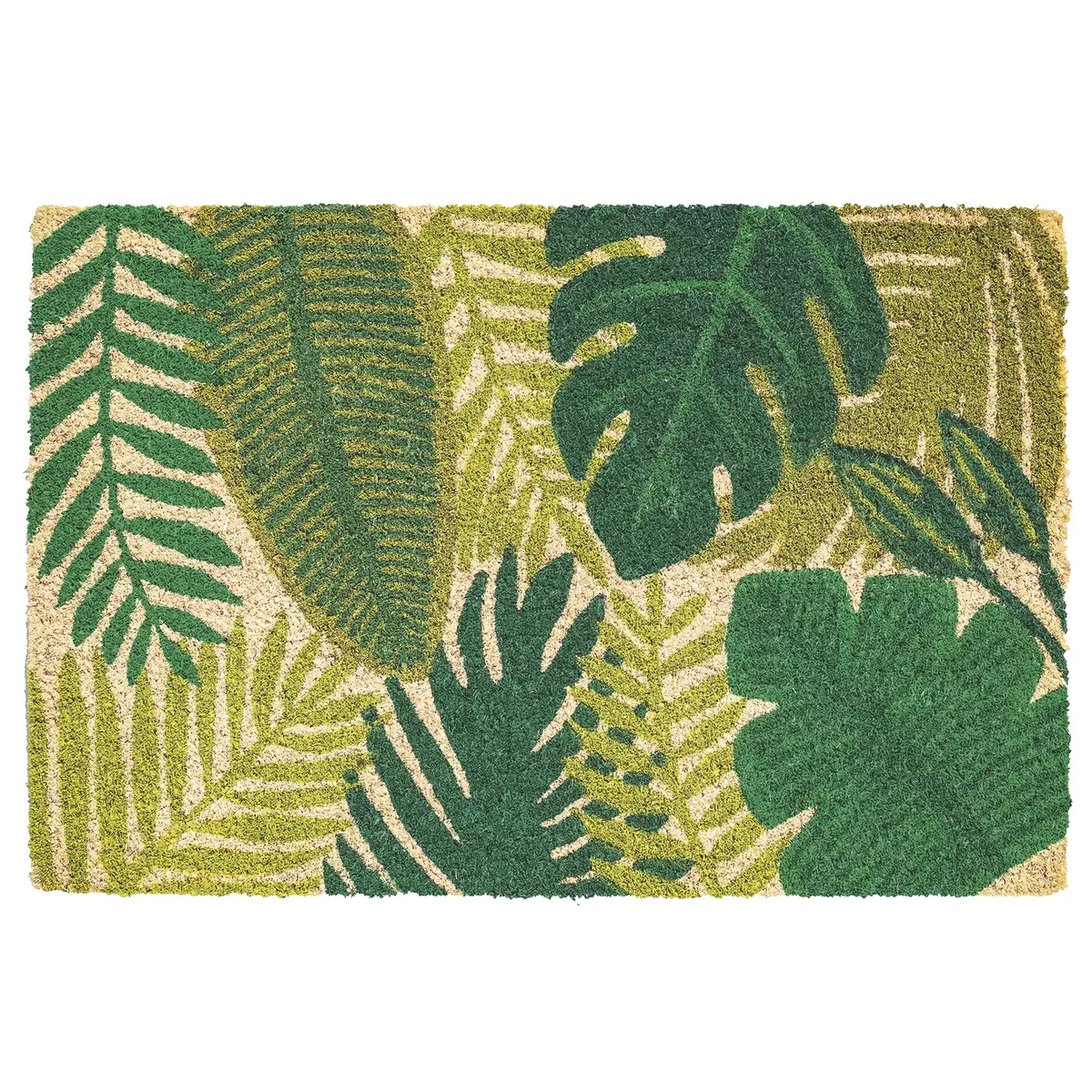 Fussmatte Green Leaves grün