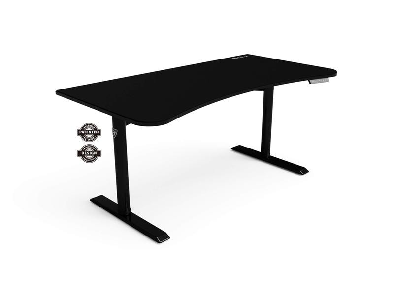 Arozzi Gaming Tisch Arena Moto Schwarz Motorisierte Version des originalen Arozzi Arena