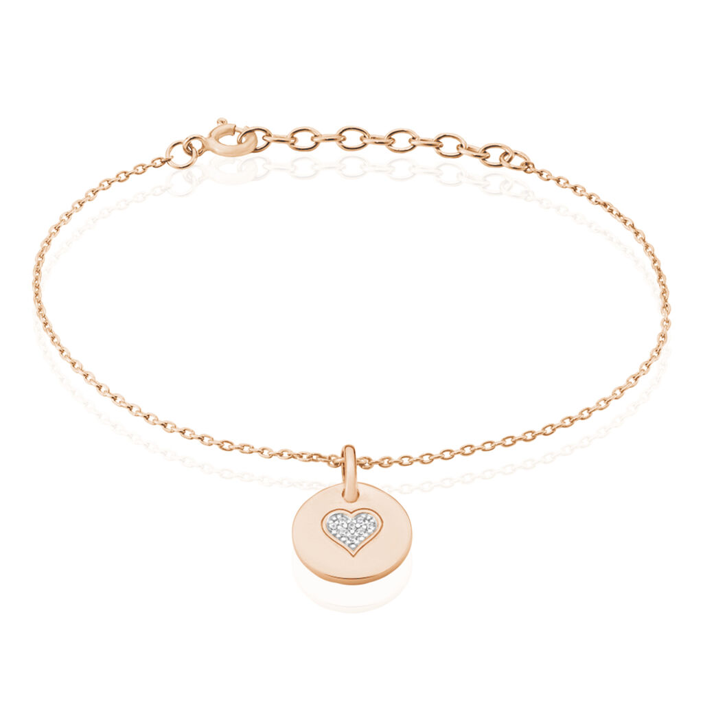 Bracelet Xaverie Argent Rose Oxyde