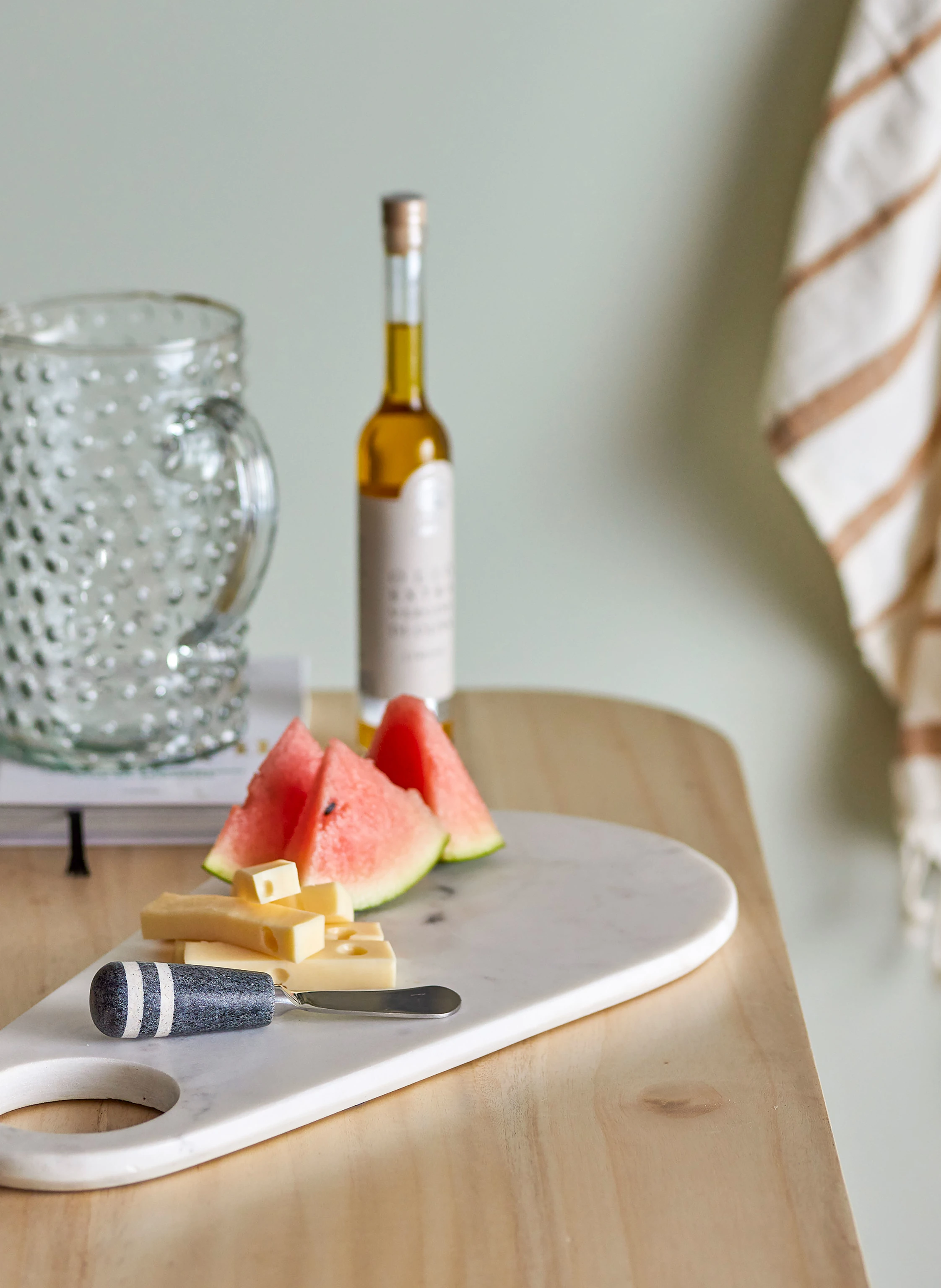 Bloomingville Set ABRIELLE: Tablett und Messer