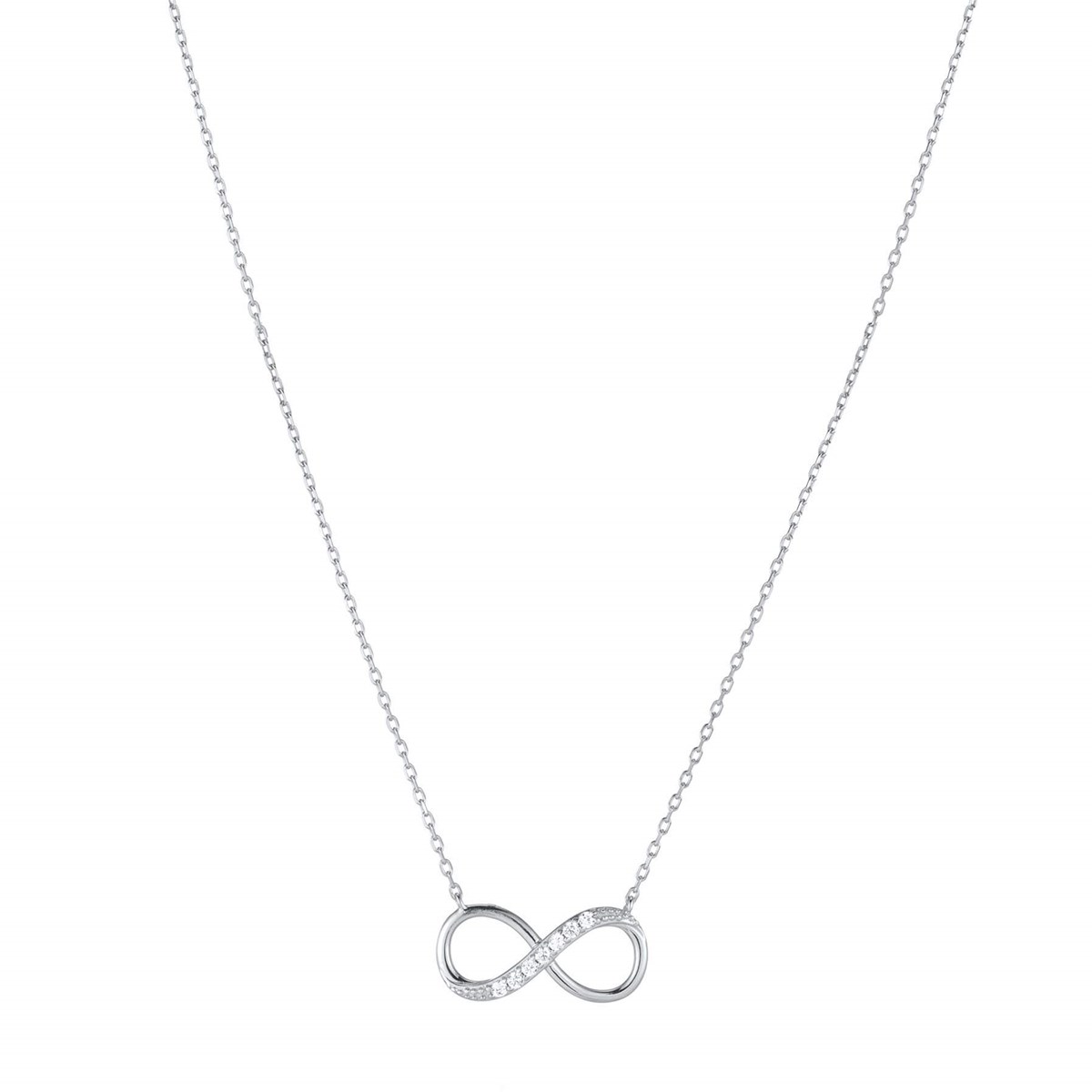 Collier Infini Argent 925 rhodié