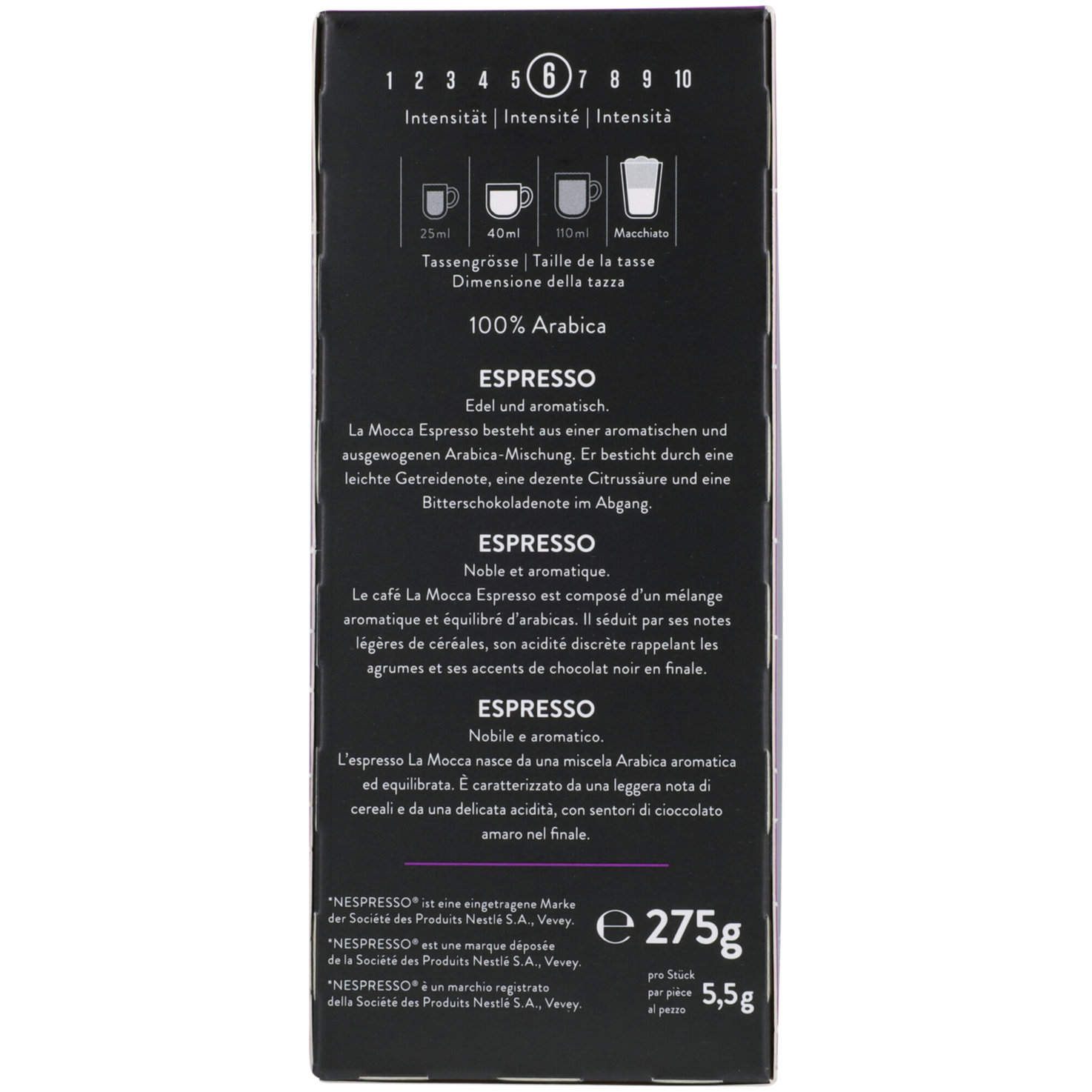 La Mocca Espresso 50Caps - Nespresso® kompatibel