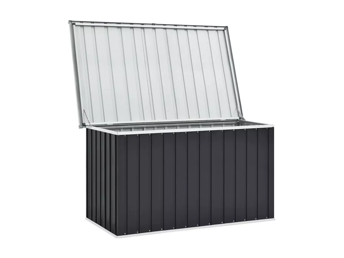 Boîte de rangement de jardin Anthracite 149x99x93 cm