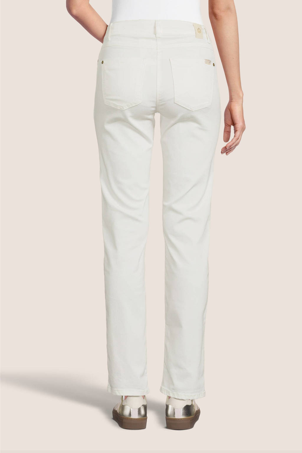 LOVE2WAIT low waist skinny broek Emerald wit